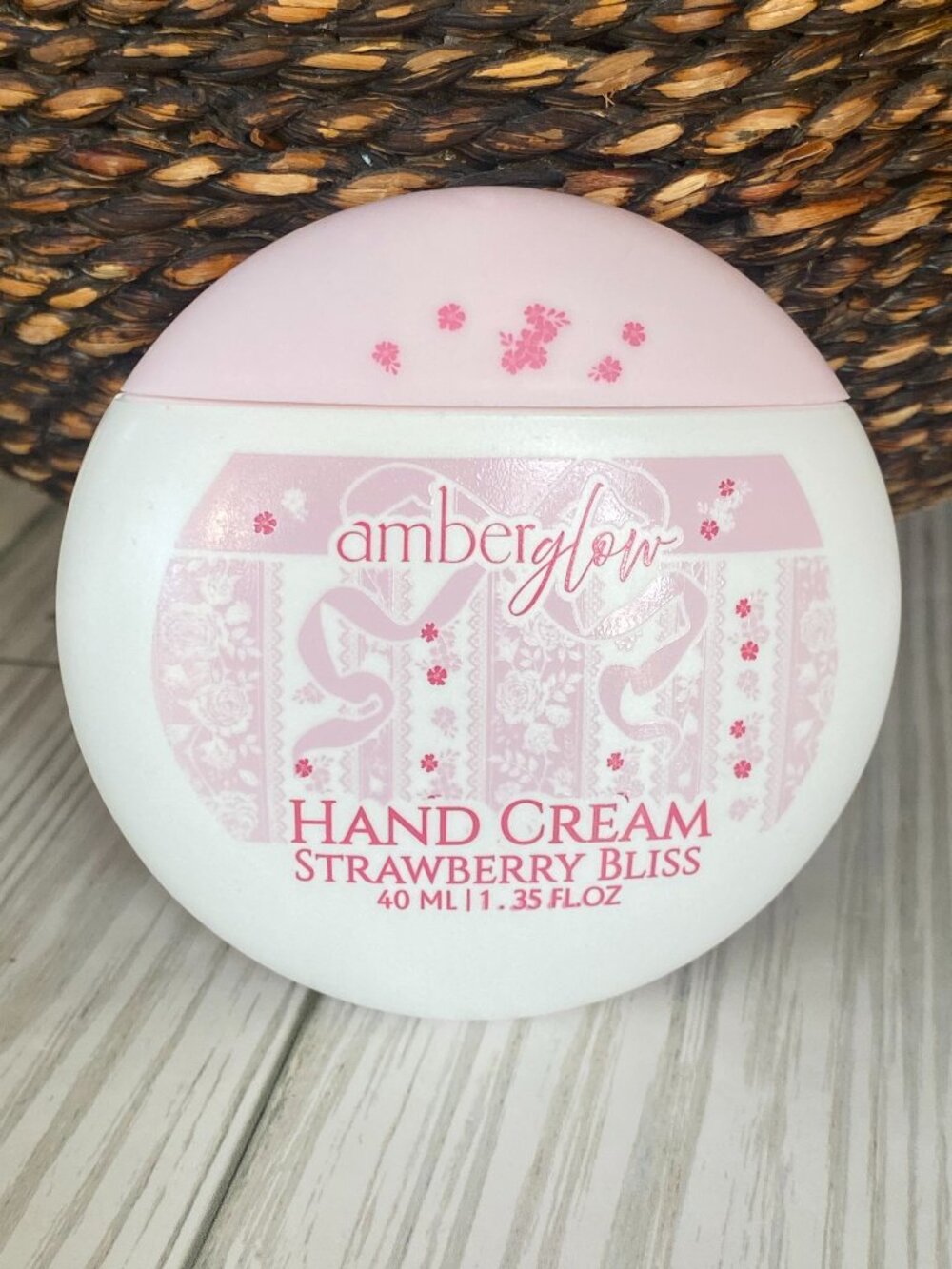 5/$10  Amber Glow Hand Cream STRAWBERRY BLISS